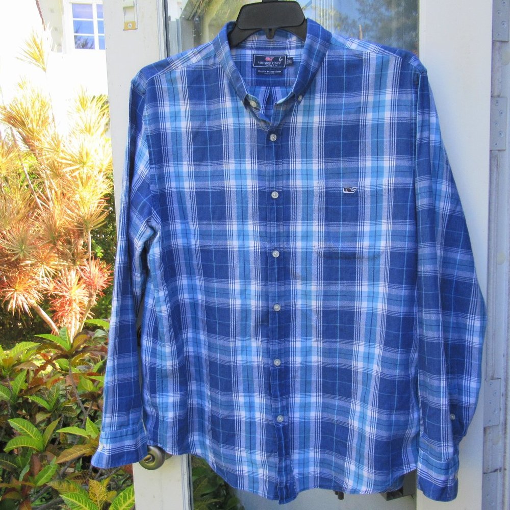VINEYARD VINES Shep & Ian Tucker Shirt EUC SIZE XL